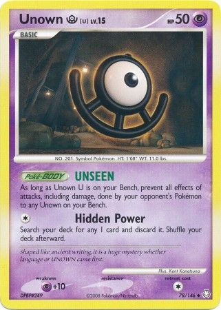 Unown U 78-147